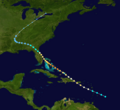 1926 Nassau Hurricane track