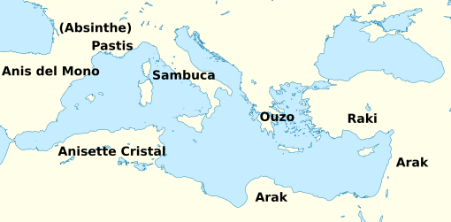 Archivo:Anise alcohols Mediterranean map