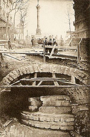 Archivo:Bastille foundations