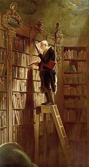 Archivo:Carl Spitzweg - "The Bookworm"