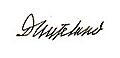 Christoph Wilhelm Hufeland signum anno 1830