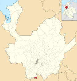 Caramanta ubicada en Antioquia