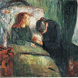 Archivo:Edvard Munch - The sick child (1907) - Tate Modern