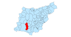 Extensión del municipio en Guipúzcoa