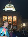 IdahoStatehouseLoveTrumpsHateProtest