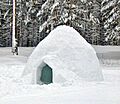 Igloo outside