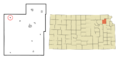 Jackson County Kansas Incorporated and Unincorporated areas Soldier Highlighted