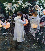 John Singer Sargent Carnation Liliy Lily Rose 1885-86