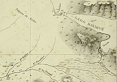 Archivo:Lago Riñihue en el Mapa de Litoral de Valdivia de Francisco Vidal Gormaz 1837