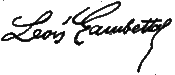 Leon Gambetta signature.gif