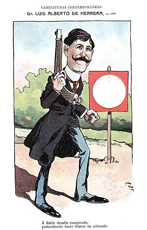 Archivo:Luis Alberto de Herrera por Cao
