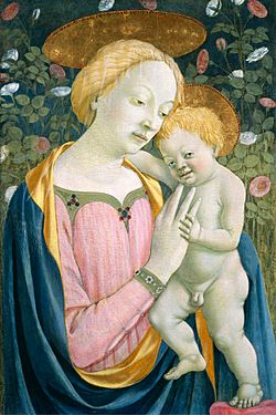 Archivo:Madonna and child, domenico veneziano, washington