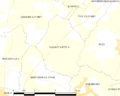 Map commune FR insee code 14385