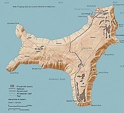 Archivo:Map of Christmas Island 1976