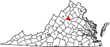 Map of Virginia highlighting Greene County.svg