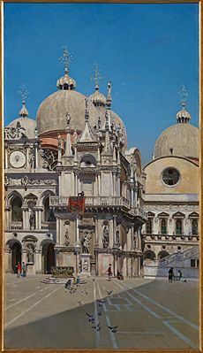 Archivo:Martín Rico y Ortega - Courtyard of the Palace of the Dux of Venice - Google Art Project