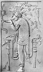 Archivo:Mayan priest smoking