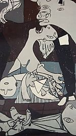 Archivo:Mural réplica del Guernica en Santiago de Chile (Costado Liceo 7 de Ñuñoa)3