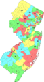 New Jersey Legislative Districts Map (2011)