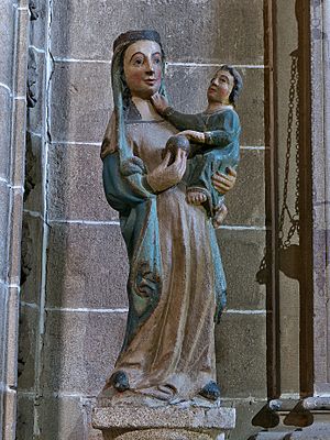 Archivo:Nuestra Señora de Fuentidueñas, Iglesia de San Nicolás (Plasencia)