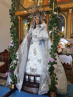 Archivo:Ofrenda floral a la Virgen de los Remedios 2019