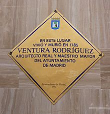 Archivo:Placa Ventura Rodríguez