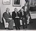 Portrait of Albert Einstein, Niels Bohr, James Franck and Rabi