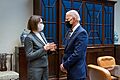 President Joe Biden and Sviatlana Tsikhanouskaya