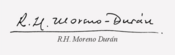 R.H. Moreno-Durán signature.png