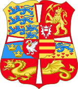Royal Arms of Norway & Denmark (1535-1559)