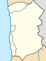 Tarapacá location map