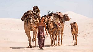 Archivo:Tracks, il film che racconta del viaggio di una donna attraverso il deserto australiano