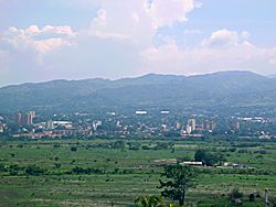 Valle del Turbio o de Barquisimeto, mirando hacia el sureste, donde habitaban los Caquetíos