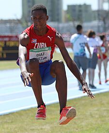 2018-10-16 Stage 2 (Boys' triple jump) at 2018 Summer Youth Olympics by Sandro Halank–008.jpg