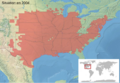 Acris crepitans map-fr