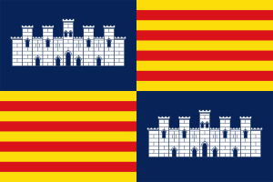 Archivo:Bandera del Reino de Mallorca