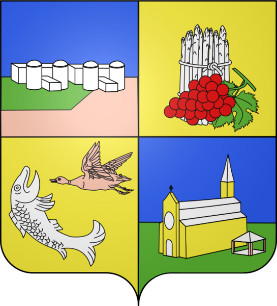 Blason ville fr Braud-et-Saint-Louis