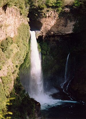 Archivo:Bride's Veil Waterfall Parque Ingles Chile1