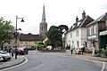 Church spire and square Wickham market - geograph.org.uk - 886241