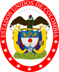 Coat of arms of the United States of Colombia.svg