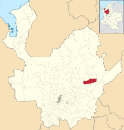 Yalí ubicada en Antioquia