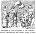 Court of Love in Provence in the Fourteenth Century Manuscript of the National Library of Paris