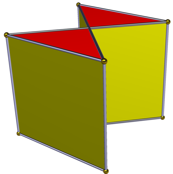 Crossed-square prism