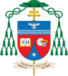 Escudo como Arzobispo Castrense de España.