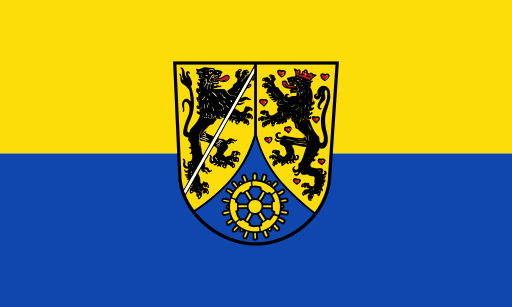 Hissflagge des Landkreises Kronach