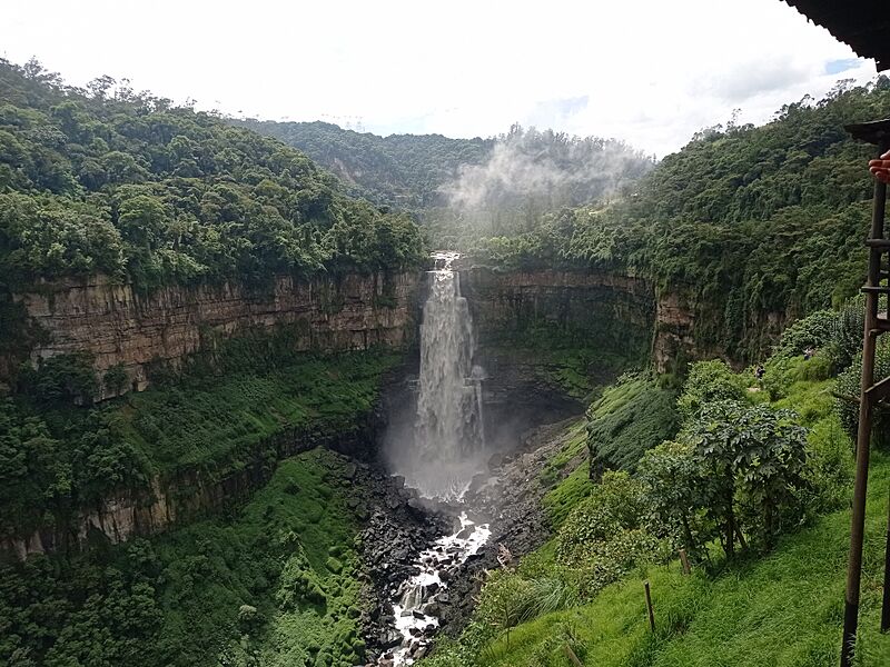 Imponente salto del Tequendama