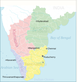 Archivo:India Political Map South India