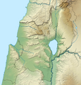 Israel North relief location map