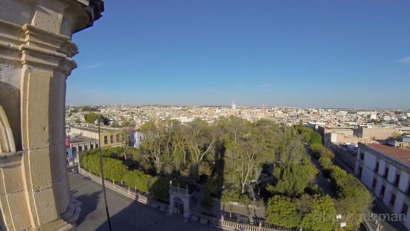 Jardín de San Marcos Aguascalientes aérea 2