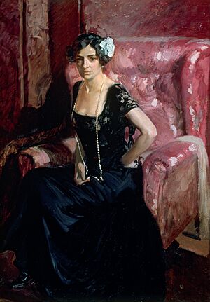 Joaquín Sorolla y Bastida - Clotilde in evening dress - Google Art Project.jpg